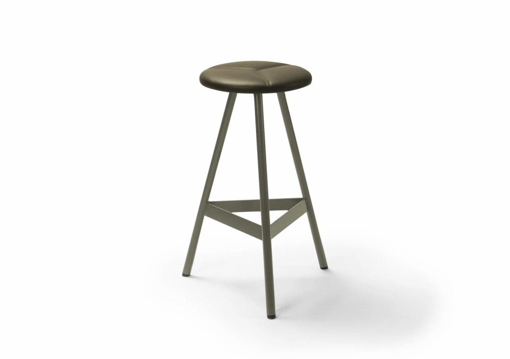 Bar & Counter Stools |  Tre Mezzo Counter Stool Bar & Counter Stools Anodic Off White Matt / Designs of the Times Milma