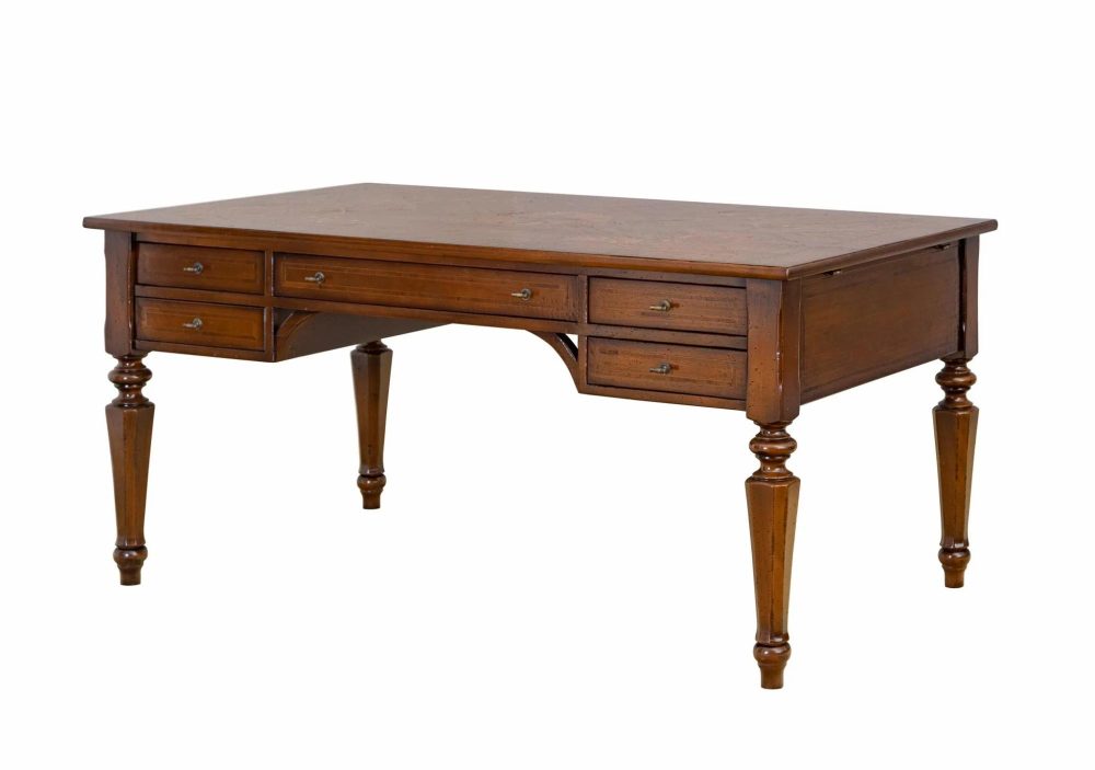 Desks |  Arnica Writing Desk With Inlaid Mother Of Pearl Desks Desks