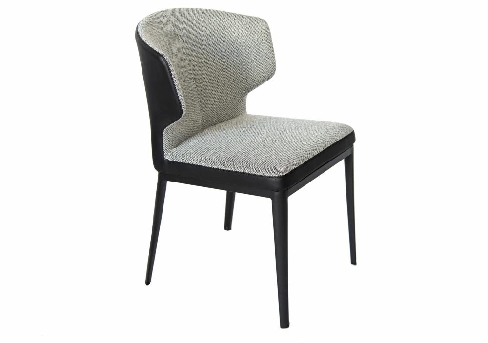 Dining Chairs |  Phoenix Dining Chair Dining Chairs D770-17 Light Grey / Black