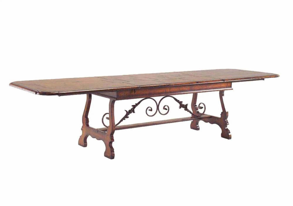 Dining Tables |  Isatis Table Rectangular Dining Tables Bianco Antico - Bronze Metal