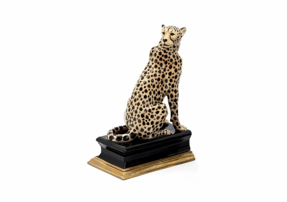 Objects d’Art |  Cheetah Bookend Objects d’Art Mix