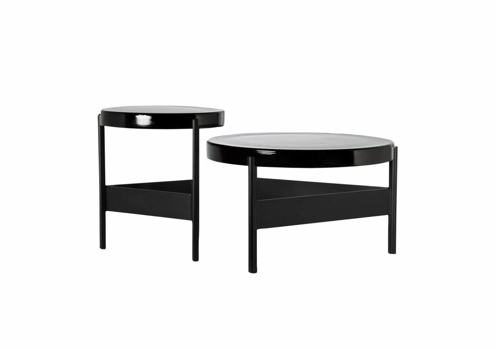 Occasional Tables |  Alwa Two Occasional Tables Amber / Black