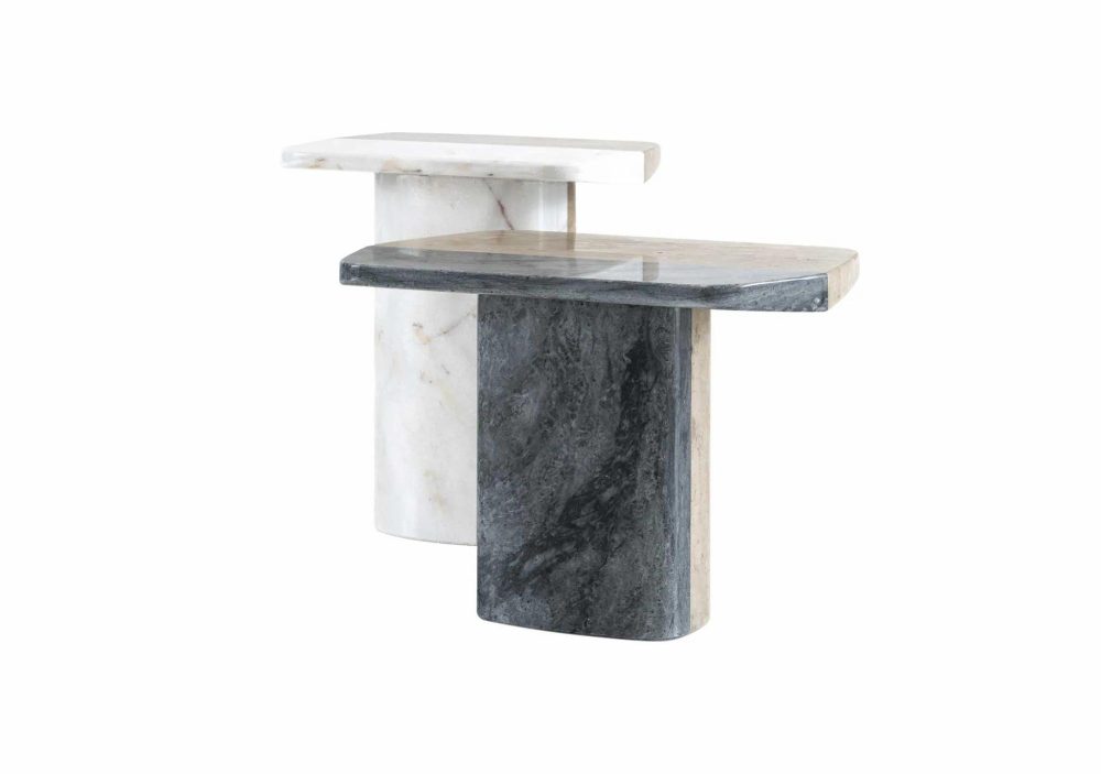 Occasional Tables |  Biscotto Pedestal Table Occasional Tables Grey Marble