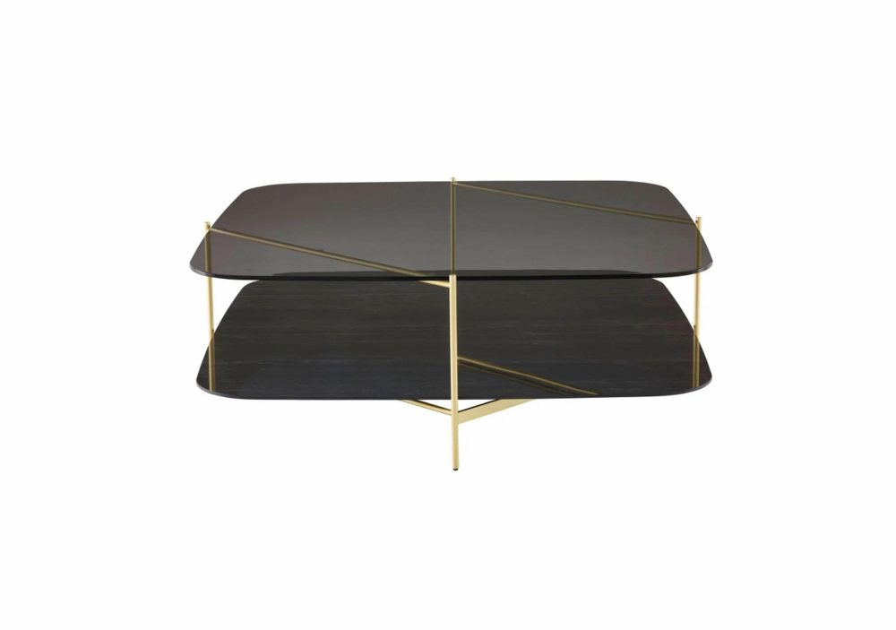 Occasional Tables |  Clyde Low Table Occasional Tables Black Marble-Efffect Ceramic