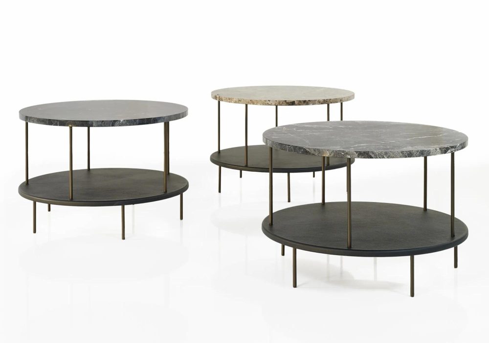 Occasional Tables |  Dd Coffee Table Occasional Tables Marble - Emperador Dark / Black-Grey / Nappa L55