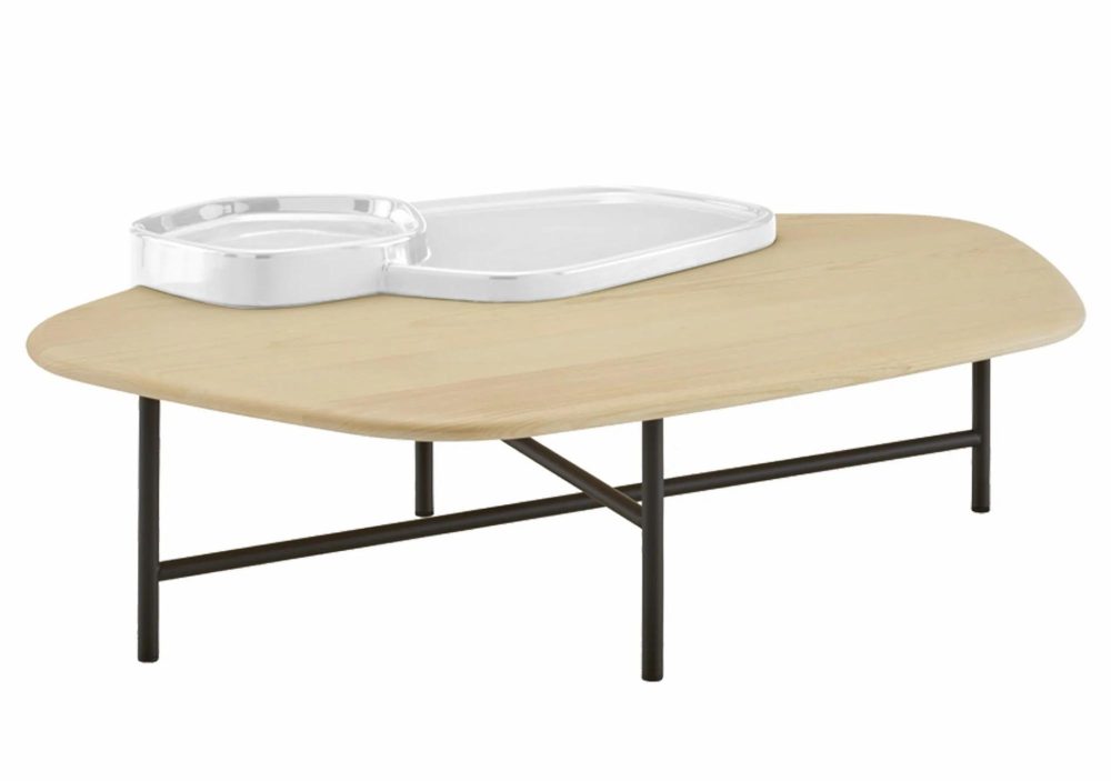 Occasional Tables |  Lewa Low Table Occasional Tables Black Stained Ash /Black Ceramic