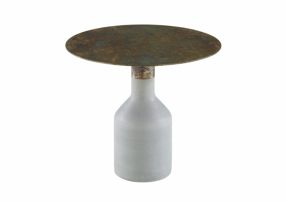 Occasional Tables |  Oxydation Occasional Table Occasional Tables Base Tuscan Stone / Top Oxidised Steel