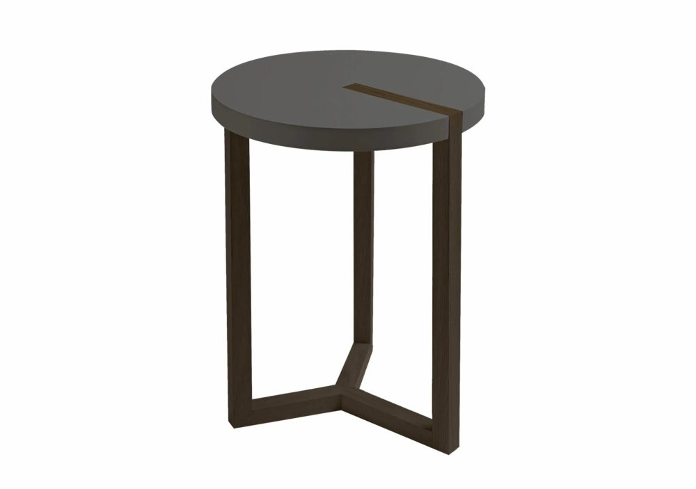 Occasional Tables |  Triolet Side Table Occasional Tables Finish Canaletto Brosse / Lacquer Corda