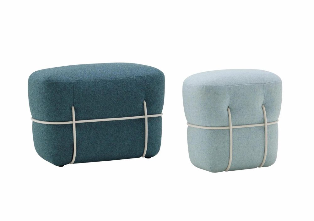 Ottomans & Benches |  Lace Footstool Ottomans & Benches Alcantara - Aubusson