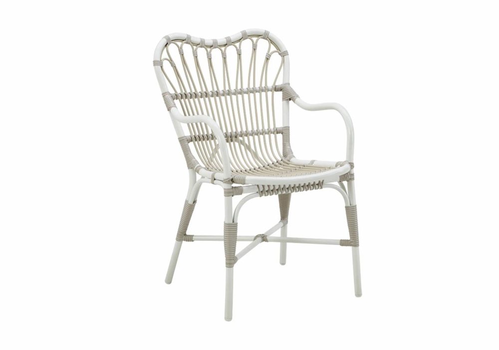 Outdoor Dining |  Margret Exterior Dining Chair Outdoor Dining Aluminium Dove White