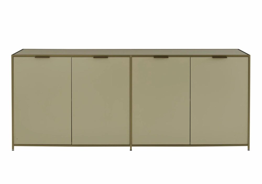 Sideboards |  Dita Sideboard 4 Doors Sideboards Argile Lacquer