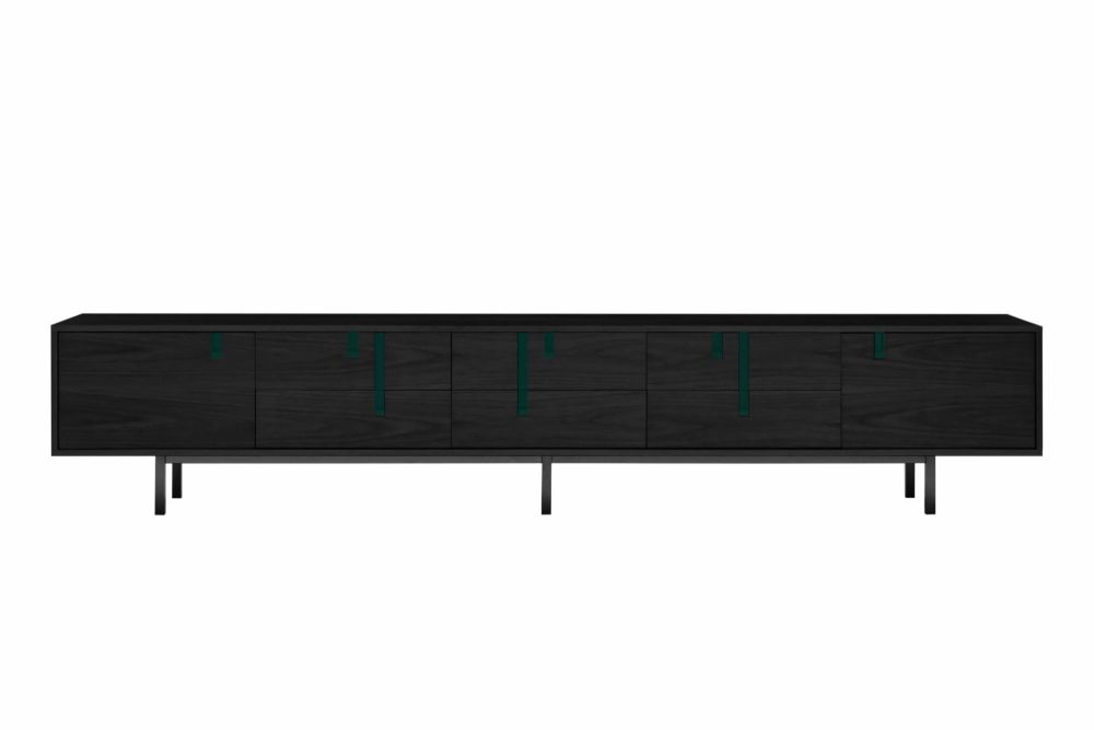 Storage & Display |  Gru Tv Cabinet Storage & Display Base Black Oak