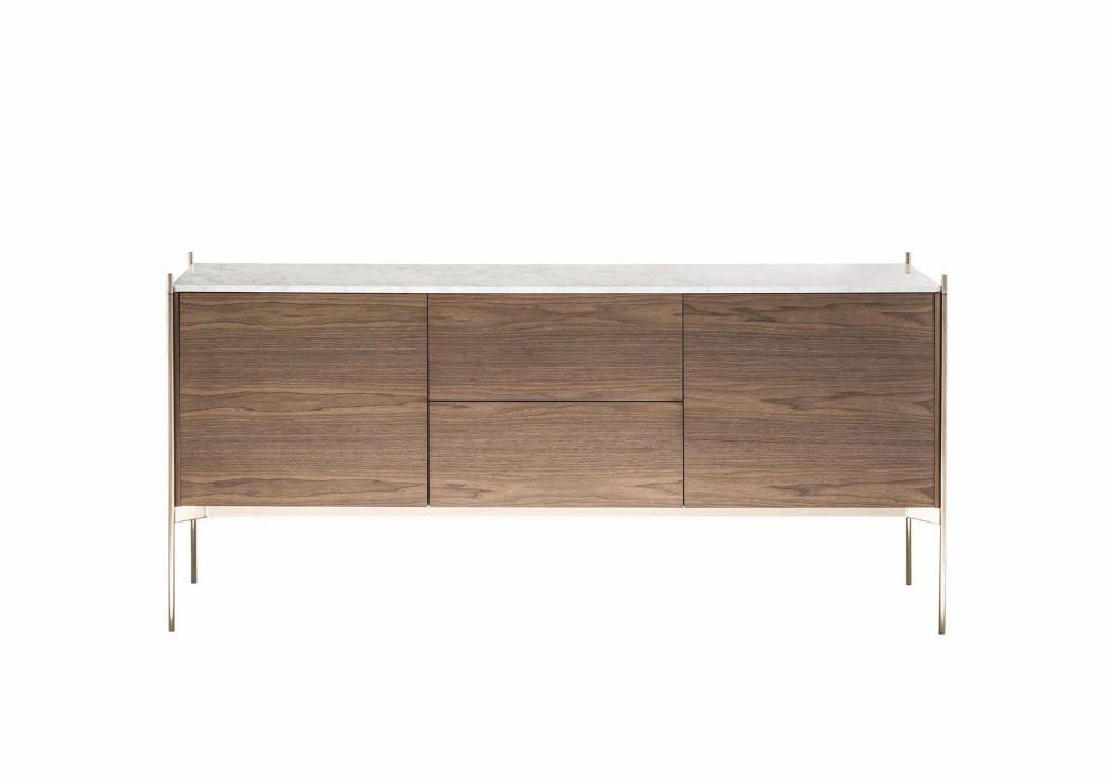 Storage & Display |  Lonja Sideboard Storage & Display Finish Brushed White Oak / Venato White