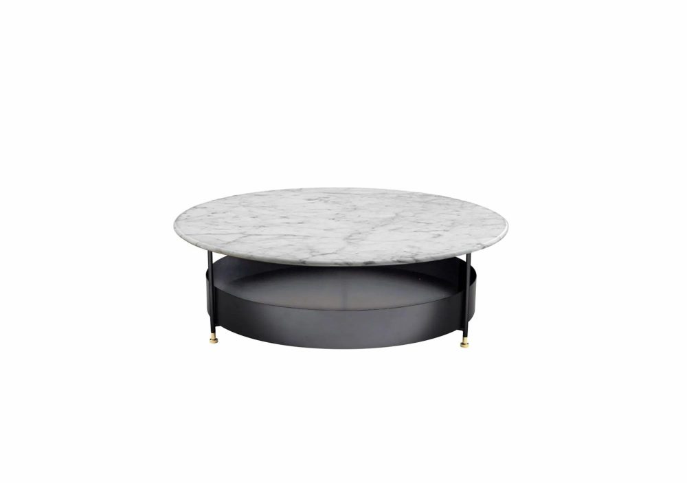 Occasional Tables |  Tile Coffee Table Occasional Tables Base Dark Grey / Top Walnut